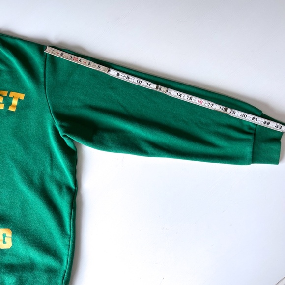 Let's Get Cracking Unisex Green Christmas Sweatshirt Nutcracker XXL, XL Funny - Picture 9 of 9